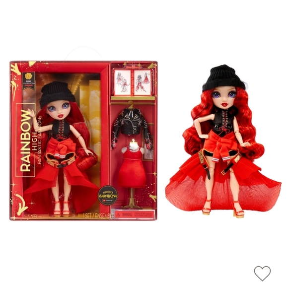 New Rainbow High Fantastic Fashion Ruby Anderson 11" Fashion Doll w/ Playset - Picture 1 of 4